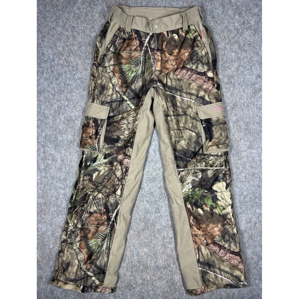 Rustic Ridge Womens Small Insulated Camo Hunting Pants Mossy Oak Timber Wolf